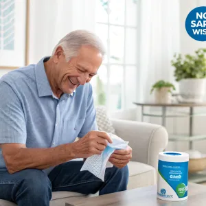 Stay Fresh Without Water Seniors Choose No Rinse Wipes